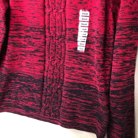 NWT Karen Scott #54 Marled Turtleneck Sweater - Picture 3 of 5